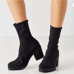 Vagabond Shoemakers Grace Pull On Stretch Sock Bootie Black Size 38